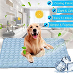 Pet Dog Cat Ice Silk Cooling Pad – Instant Summer Heat Relief, Durable & Breathable Cooling Nest for All Pet Sizes