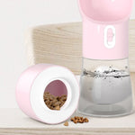 Traveling Out Portable Dog Water Dispenser with Food Container – Leakproof, Safe & Easy for Outdoor Pet Feeding