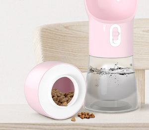 Traveling Out Portable Dog Water Dispenser with Food Container – Leakproof, Safe & Easy for Outdoor Pet Feeding