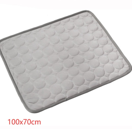 Pet Dog Cat Ice Silk Cooling Pad – Instant Summer Heat Relief, Durable & Breathable Cooling Nest for All Pet Sizes