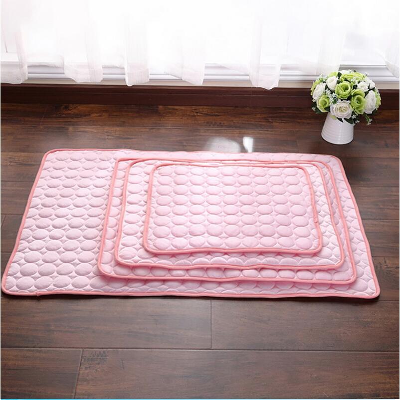 Pet Dog Cat Ice Silk Cooling Pad – Instant Summer Heat Relief, Durable & Breathable Cooling Nest for All Pet Sizes