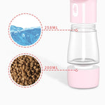 Traveling Out Portable Dog Water Dispenser with Food Container – Leakproof, Safe & Easy for Outdoor Pet Feeding