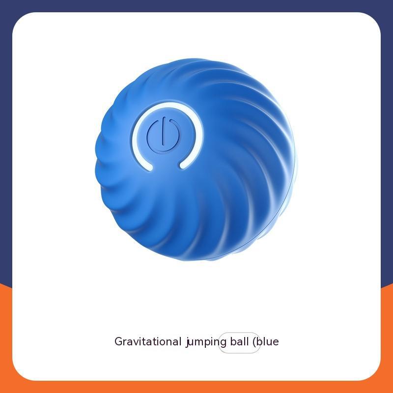 Pet Dog Rubber Ball Toy – Durable Bite-Resistant Chew & Training Ball for Puppies and Dogs, Teeth Cleaning, USB Rechargeable