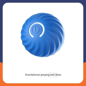 Pet Dog Rubber Ball Toy – Durable Bite-Resistant Chew & Training Ball for Puppies and Dogs, Teeth Cleaning, USB Rechargeable
