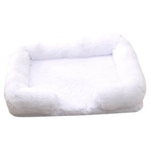 Plush Round Pet Bed – Soft Winter Dog Bed for Small to XXL Pets, Cozy & Washable in Multiple Colors