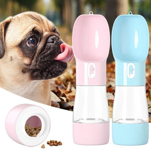 Traveling Out Portable Dog Water Dispenser with Food Container – Leakproof, Safe & Easy for Outdoor Pet Feeding