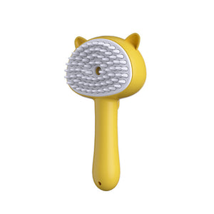Rechargeable Hair Cleaning Brush with Mist – Multifunctional Pet Grooming & Self-Cleaning Slicker Brush for Dogs & Cats