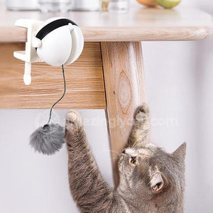Pet Cat Toy Electronic Motion | Interactive Electric Funny Cat Toy with Rope & Fur Ball for Active Play