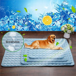 Pet Dog Cat Ice Silk Cooling Pad – Instant Summer Heat Relief, Durable & Breathable Cooling Nest for All Pet Sizes