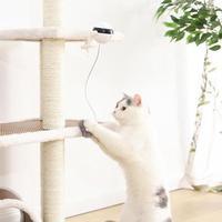 Pet Cat Toy Electronic Motion | Interactive Electric Funny Cat Toy with Rope & Fur Ball for Active Play