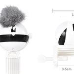 Pet Cat Toy Electronic Motion | Interactive Electric Funny Cat Toy with Rope & Fur Ball for Active Play