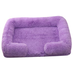 Plush Round Pet Bed – Soft Winter Dog Bed for Small to XXL Pets, Cozy & Washable in Multiple Colors