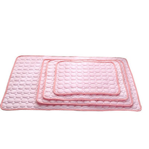 Pet Dog Cat Ice Silk Cooling Pad – Instant Summer Heat Relief, Durable & Breathable Cooling Nest for All Pet Sizes