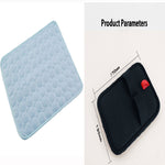 Pet Dog Cat Ice Silk Cooling Pad – Instant Summer Heat Relief, Durable & Breathable Cooling Nest for All Pet Sizes