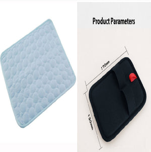 Pet Dog Cat Ice Silk Cooling Pad – Instant Summer Heat Relief, Durable & Breathable Cooling Nest for All Pet Sizes