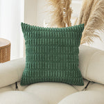 Soft Boho Striped Throw Pillow Covers – Modern Farmhouse Plush Cushion Covers for Sofa, Bed & Living Room Decor