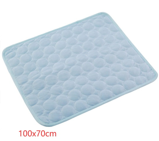 Pet Dog Cat Ice Silk Cooling Pad – Instant Summer Heat Relief, Durable & Breathable Cooling Nest for All Pet Sizes