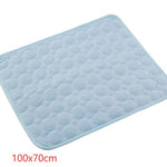 Pet Dog Cat Ice Silk Cooling Pad – Instant Summer Heat Relief, Durable & Breathable Cooling Nest for All Pet Sizes