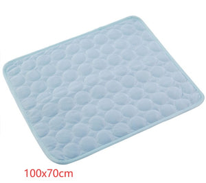 Pet Dog Cat Ice Silk Cooling Pad – Instant Summer Heat Relief, Durable & Breathable Cooling Nest for All Pet Sizes