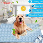 Pet Dog Cat Ice Silk Cooling Pad – Instant Summer Heat Relief, Durable & Breathable Cooling Nest for All Pet Sizes