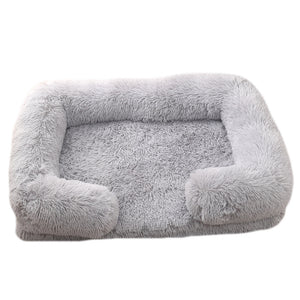Plush Round Pet Bed – Soft Winter Dog Bed for Small to XXL Pets, Cozy & Washable in Multiple Colors