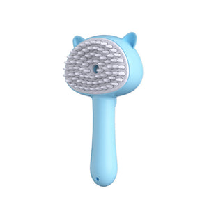 Rechargeable Hair Cleaning Brush with Mist – Multifunctional Pet Grooming & Self-Cleaning Slicker Brush for Dogs & Cats