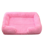 Plush Round Pet Bed – Soft Winter Dog Bed for Small to XXL Pets, Cozy & Washable in Multiple Colors