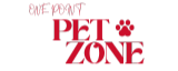 Pet Zone logo with paw print on a white background