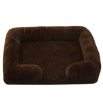 Plush Round Pet Bed – Soft Winter Dog Bed for Small to XXL Pets, Cozy & Washable in Multiple Colors