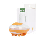 2-in-1 Dog & Cat Bath Brush – Soft Silicone Pet Grooming & Massage Comb with Shampoo Dispenser, Easy-Clean Design