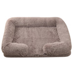 Plush Round Pet Bed – Soft Winter Dog Bed for Small to XXL Pets, Cozy & Washable in Multiple Colors