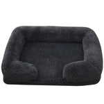 Plush Round Pet Bed – Soft Winter Dog Bed for Small to XXL Pets, Cozy & Washable in Multiple Colors