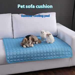 Pet Summer Cat & Dog Sofa Mat – Breathable Cooling Mesh Cushion for Pets, Anti-Slip, Comfortable Bed Cover for Dogs & Cats
