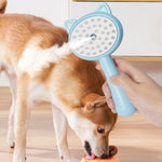 Rechargeable Hair Cleaning Brush with Mist – Multifunctional Pet Grooming & Self-Cleaning Slicker Brush for Dogs & Cats