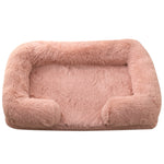 Plush Round Pet Bed – Soft Winter Dog Bed for Small to XXL Pets, Cozy & Washable in Multiple Colors