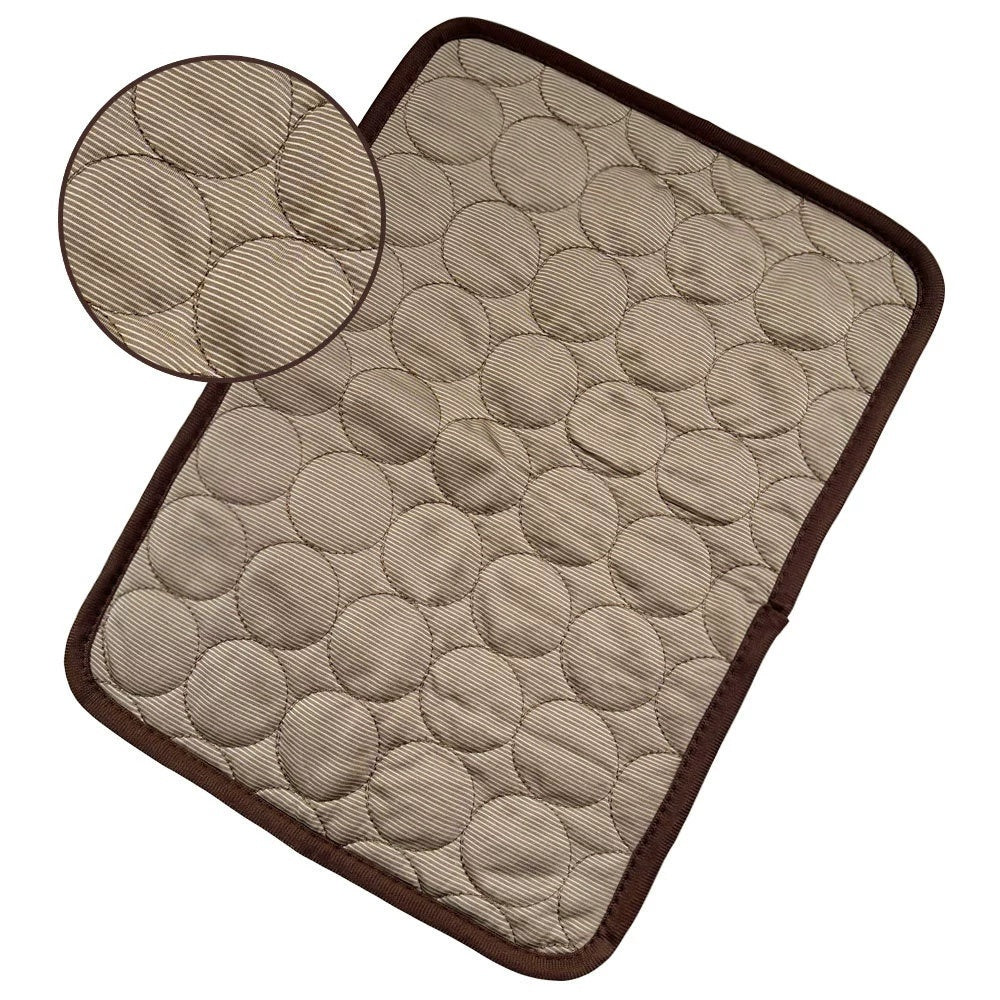 Pet Dog Cat Ice Silk Cooling Pad – Instant Summer Heat Relief, Durable & Breathable Cooling Nest for All Pet Sizes