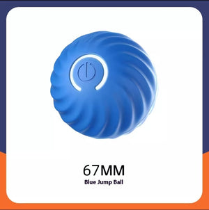 Pet Dog Rubber Ball Toy – Durable Bite-Resistant Chew & Training Ball for Puppies and Dogs, Teeth Cleaning, USB Rechargeable